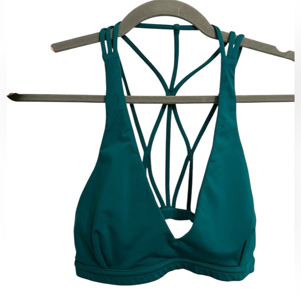 Lululemon Raise The Barre Bra Teal Green - Picture 4 of 6
